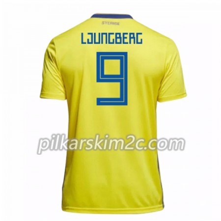 Koszulka Szwecja Ljungberg 9 Główna Mistrzostwa Świata 2018 - Koszulki Piłkarskie